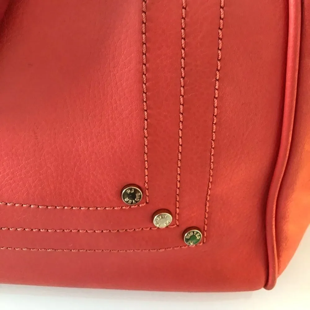 Coral Paul and Joe Sister Satchel Handbag w Strap